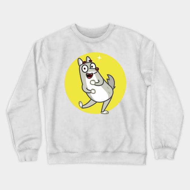 Alpha Wolf dances professionally Crewneck Sweatshirt by ManimeXP